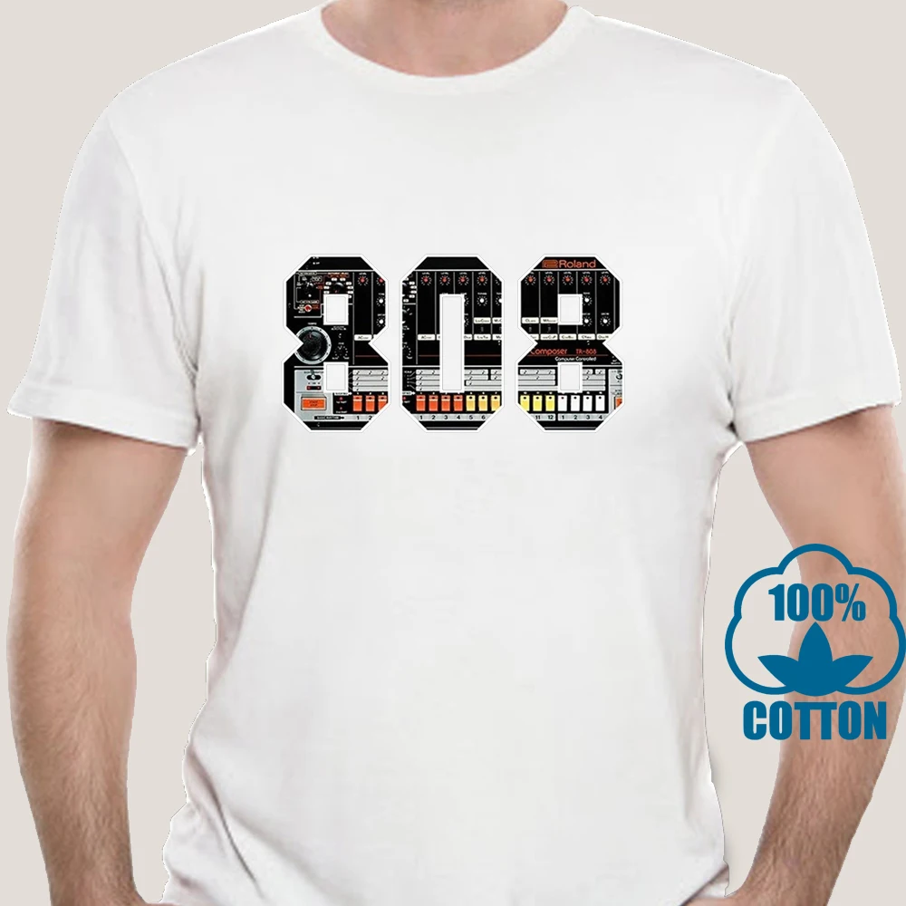Футболка для пробоотборника музыки 1807A TR808 DJ Pioneer CDJ 2000 NXS DJM AKAI 808 (S-3XL) TB303 крутая