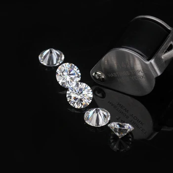 

Round FOREVER BRILLIANT Cut 0.5ct Carat D Color Moissanites Loose Stone Diamond ring jewelry bracelet material high quality