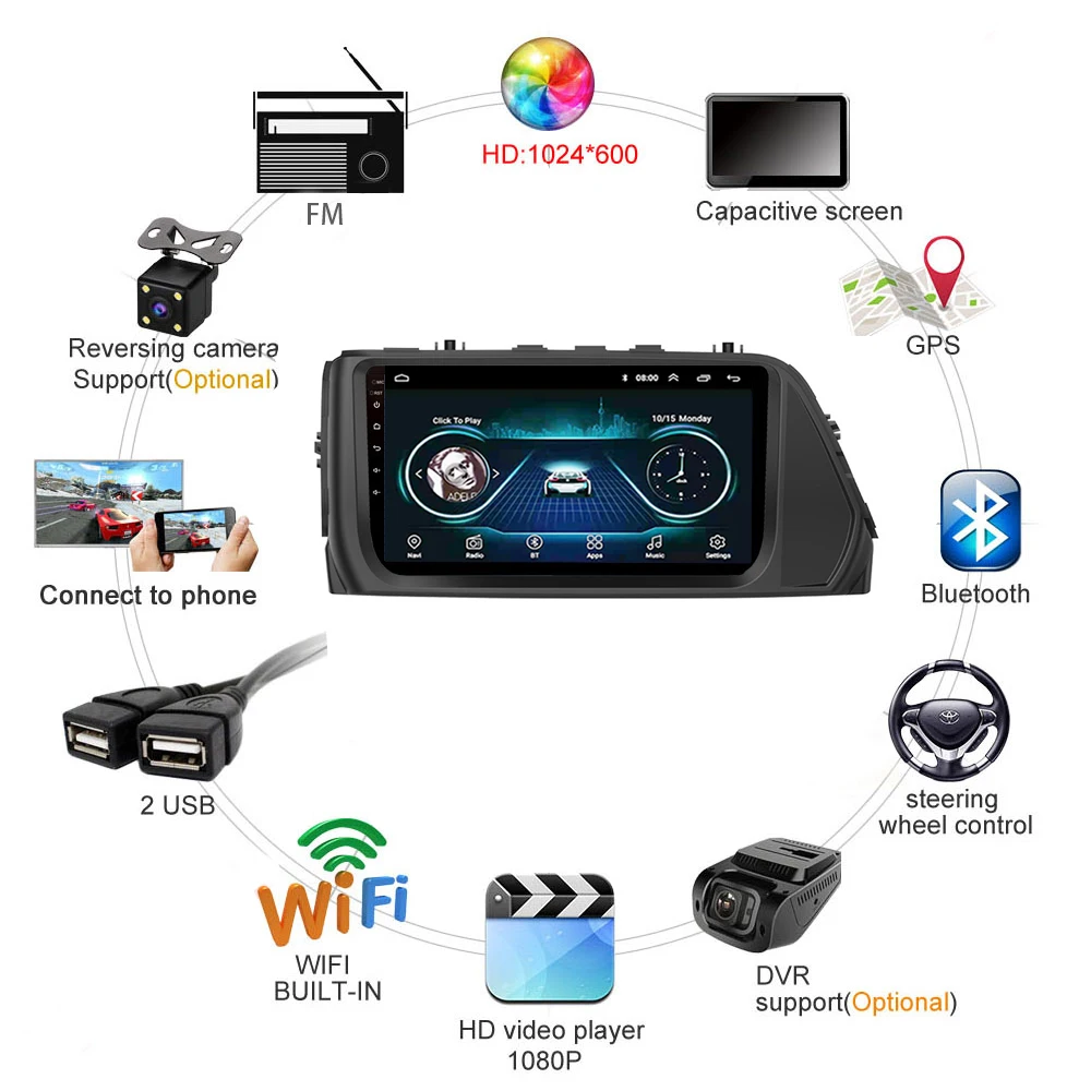 Car-radio-Android-8-1-9-For-Hyundai-Verna-2018-GPS-navigation-USB-video-support-DVD(1)