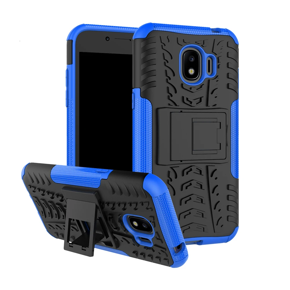 For Samsung Galaxy grand prime pro Case Heavy Duty Armor Hard Soft Silicone Stand Cover J2 2018 SM-J250F SM-J250F/DS |