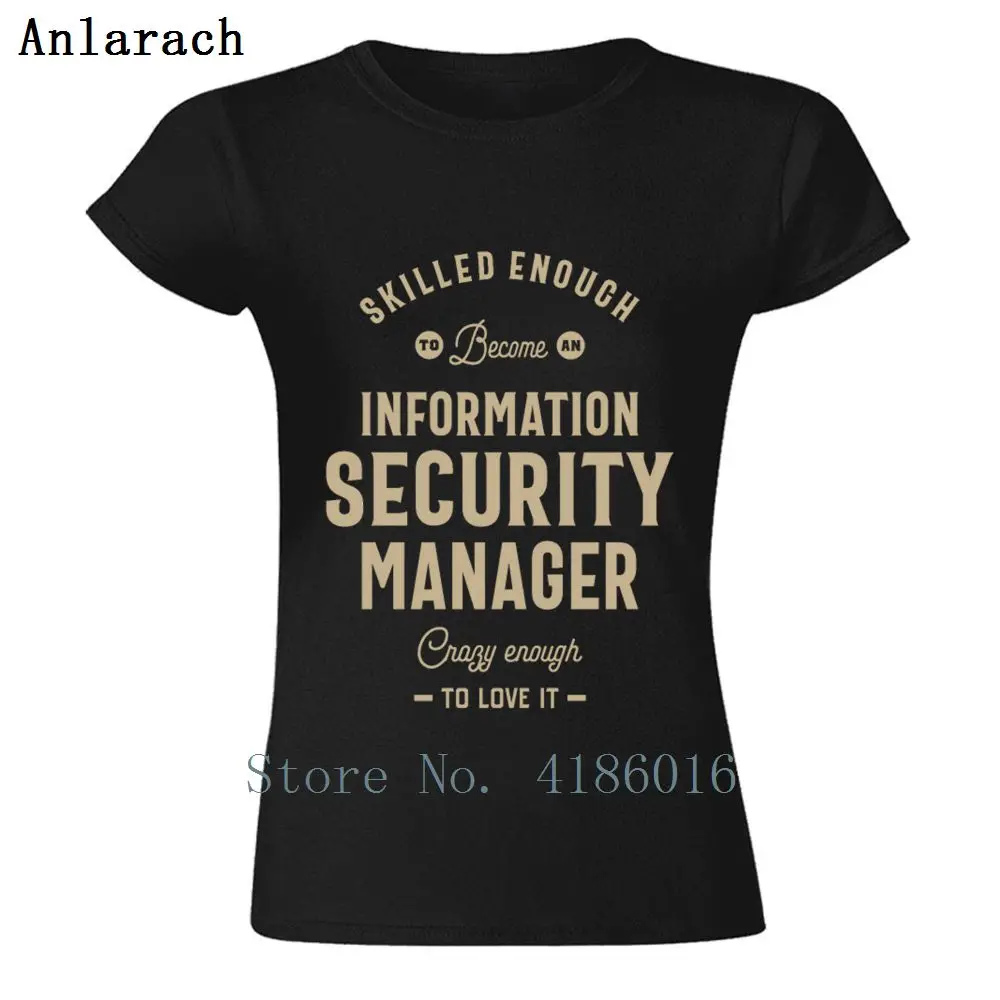Information Security Manager Women T Shirt Loose Summer Create Cotton S-XL Humor | Женская одежда
