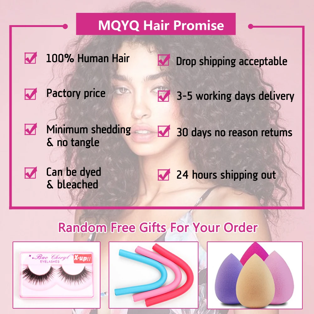 MQYQ бразильские волосы объемная волна 3 пряди с закрытием человеческие волосы пряди с закрытием кружева закрытие Remy человеческие волосы для наращивания