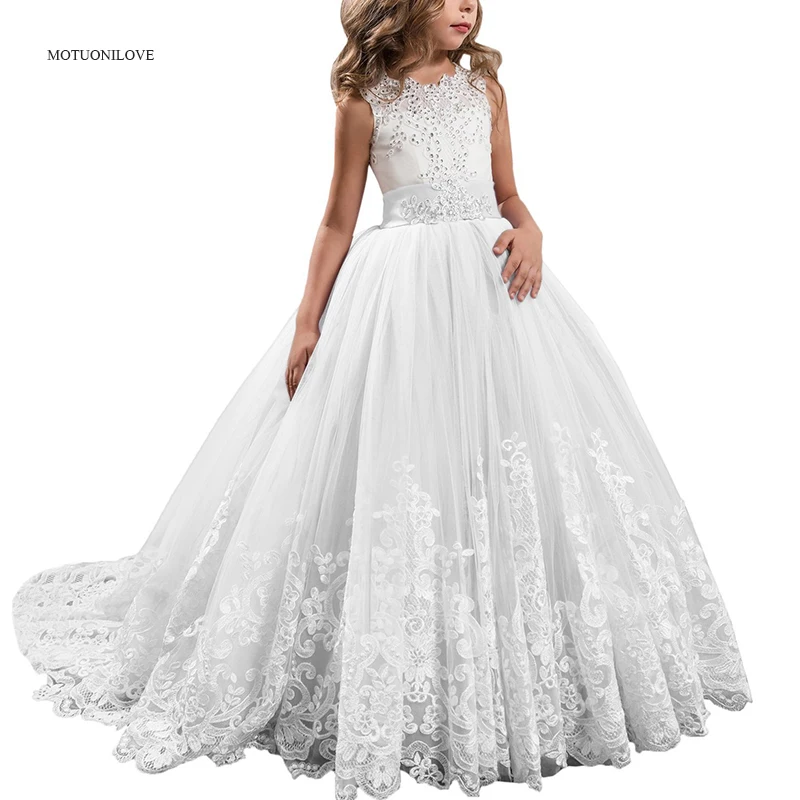 

Lavender Flower Girls Dresses Sleeveless Birthday Party Sexy Children Images For Kids Little Girls 2-13Years Vestidos Floreados