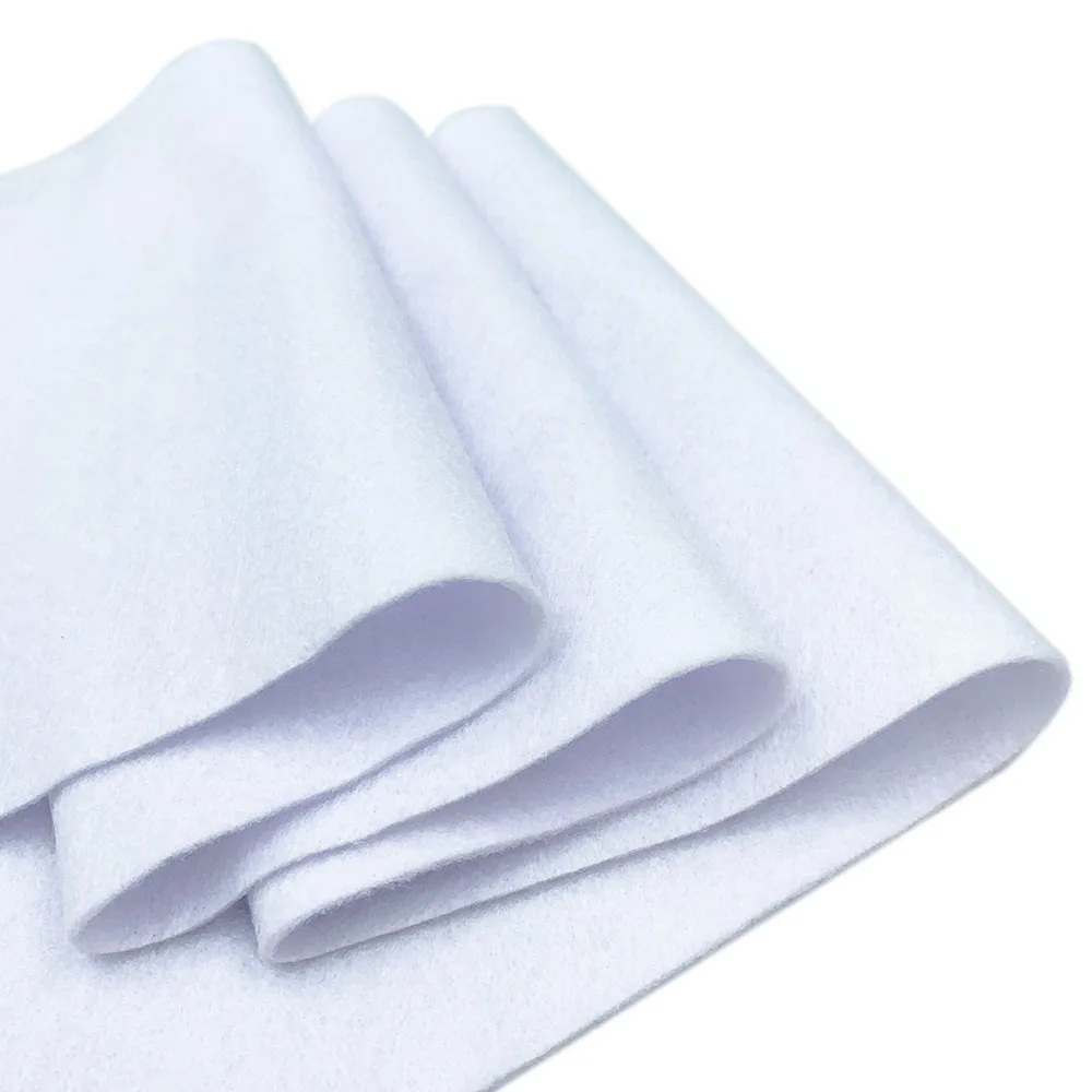 Soft Felt Fabric Sheets - WHITE 6