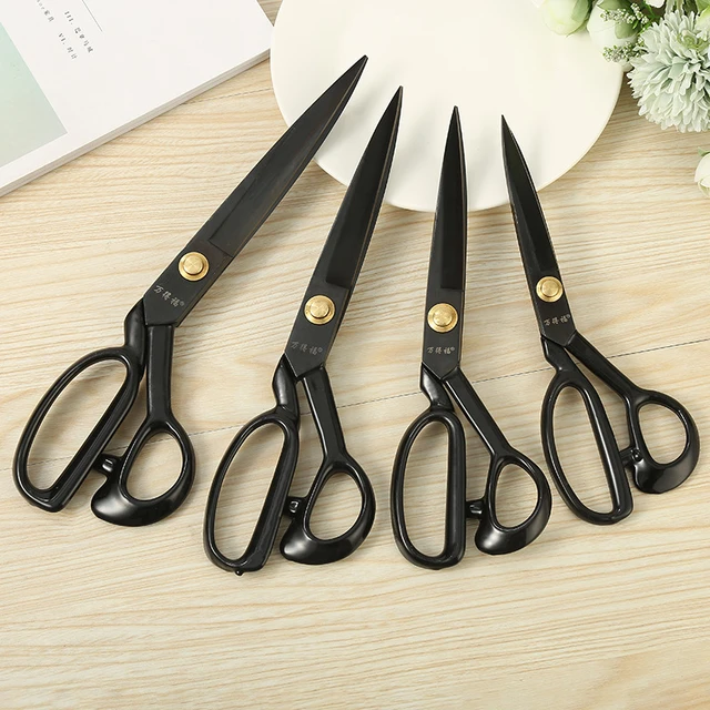 Professional Tailor Scissors Cutting Scissors Vintage Stainless Steel  Fabric Leather Cutter Craft Scissors For Sewing - AliExpress