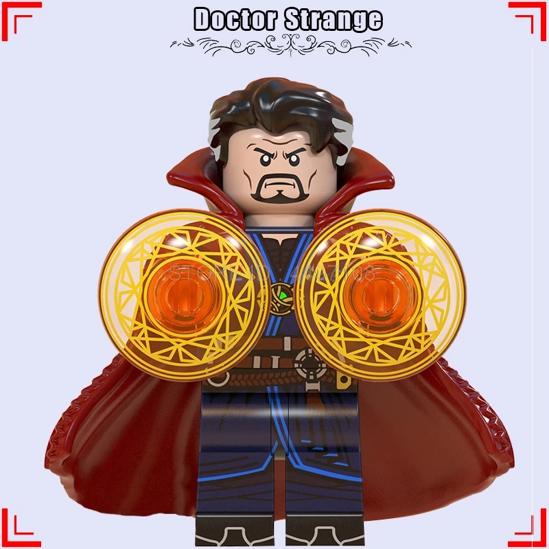 Мстители Endgame Толстая фигурка Тора Loki Odin ОСА строительные блоки Капитан Америка Marvel танос Халк Железный человек Марка Человек-паук игрушки - Цвет: Doctor Strange