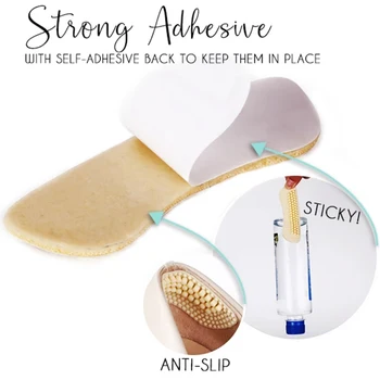 

3 Pairs 4D Massage Anti-blister Heel Cushions Silicone Heel Pads for High Heels Flats HSJ88
