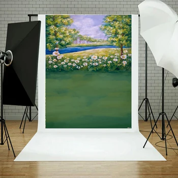 

1.5*2.1m Vinyl Photo Backdrop Photography Garden Print Background Studio Props Photography Background