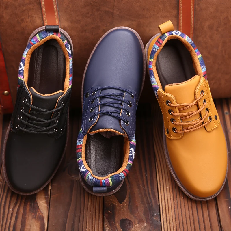 Весенние мужские рабочие туфли в Корейском стиле обувь британском