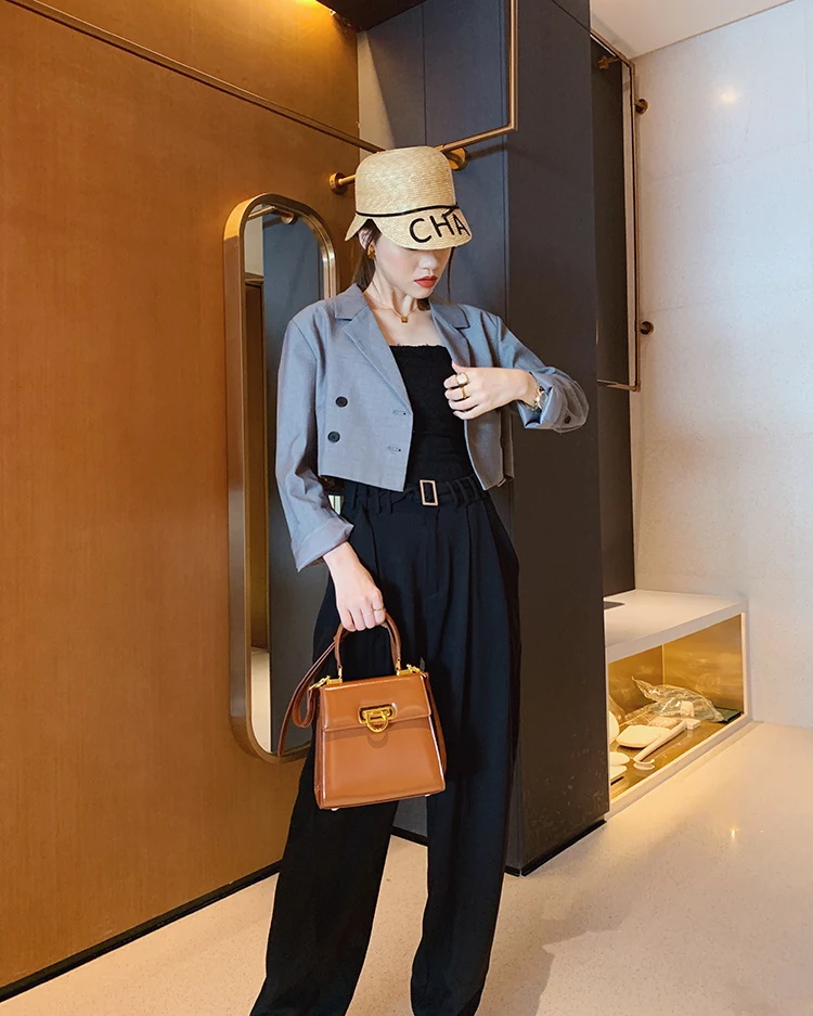 New Fashion Women Ladies Messenger Shoulder Handbag Black Luxury Brand Designer Hand Bag
