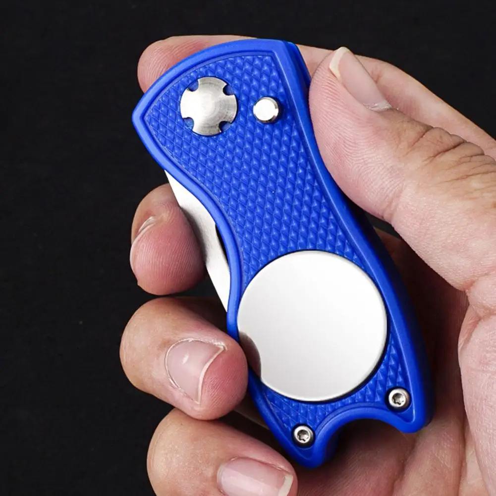 Magnetic Ball Marker Golf Divot Repair Tool Golf TrainingAids Pitch Alloy Divot Tool Metal Golf Pitch Fork Golf Acccessories 5