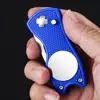 Magnetic Ball Marker Golf Divot Repair Tool Golf TrainingAids Pitch Alloy Divot Tool Metal Golf Pitch Fork Golf Acccessories 5