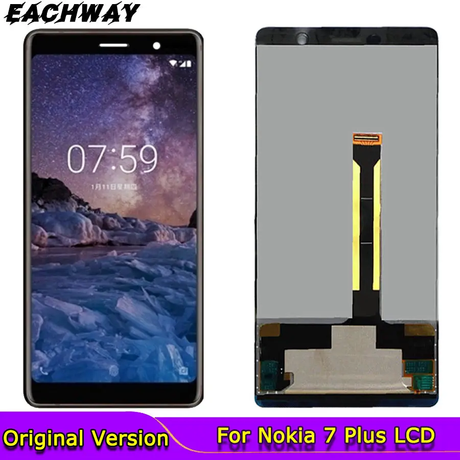 Новый ЖК-дисплей 7 Plus 100% протестирован хорошо для Nokia PLUS E7 дисплей ЖК-экран
