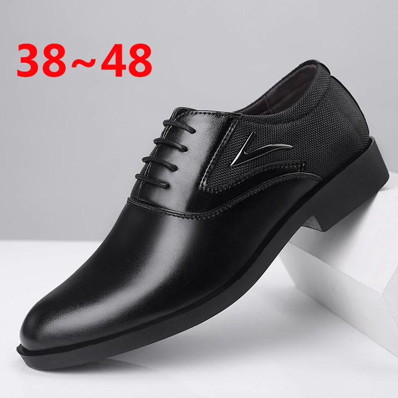 

2019 men's dress shoes black Italian fashion business oxford shoes elegant formal wedding shoes men's office shoes men's shoes