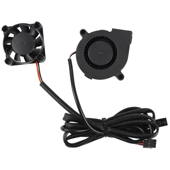 

DC 5V Part Cooling Fan + Hotend Fan for PURSA i3 MK3 MK2 MK2.5 3D Printer 5V DC Fan + Turbo Fan Kit