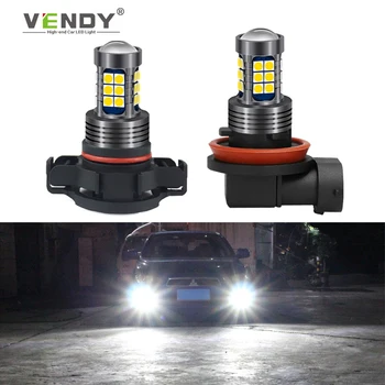 

1pcs H8 H11 Car LED Fog Light Lamp Bulb H16 HB4 PSX24W P13W Auto DRL For peugeot 206 307 sw 407 fiesta mk7 mondeo mk4 mk3 mk5 4