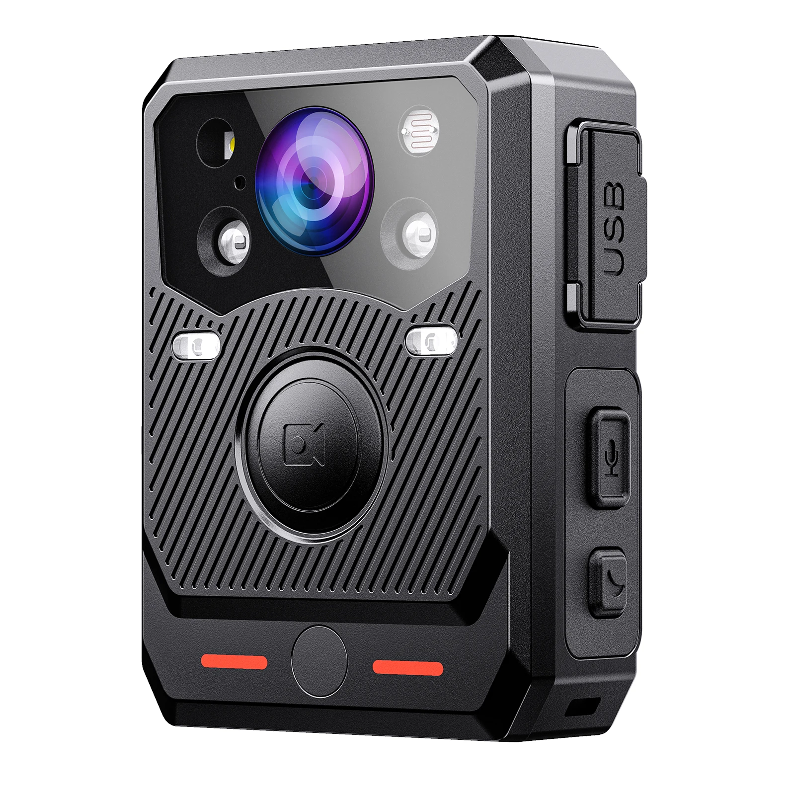 best night vision camcorder BOBLOV 128G B20 Body Camera Full 1080p Police Bodycam Night Vision Red/Blue Light for Police Patrol Security Stuff Mini Camera waterproof camcorder