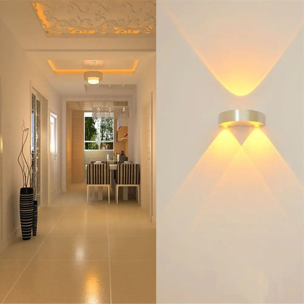 Полукруглый настенный светильник 9 Вт Светодиодный светильник-бра из алюминия, современный светильник для гостиной, лестницы, коридора, спальни, прикроватный светильник, украшение