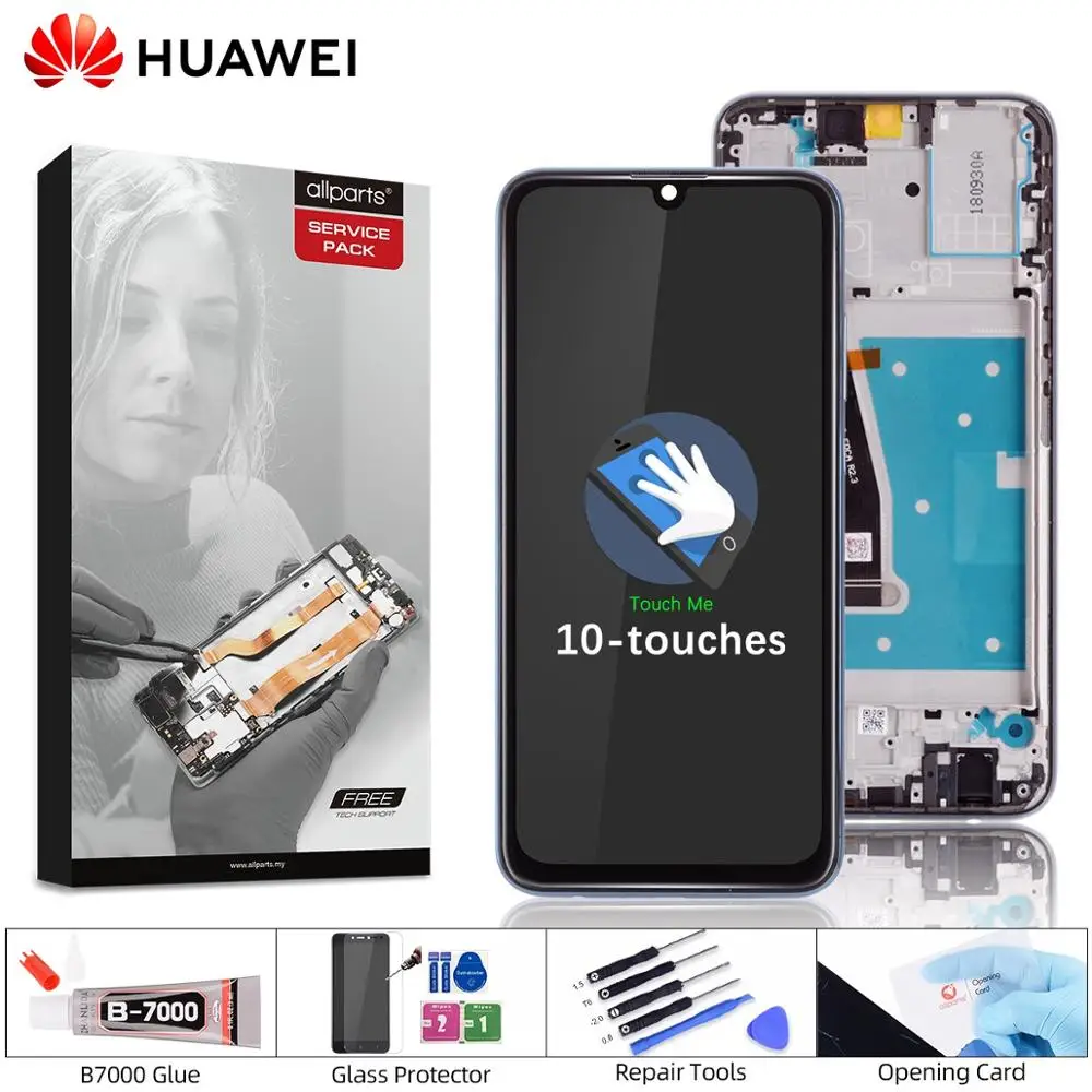 

Original Display For Huawei Honor 10 Lite LCD Touch Screen Digitizer with Frame For Huawei Honor 10 Lite Display 6.21" HRY-LX1 H