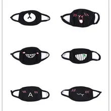 Унисекс хлопок Пылезащитная маска для лица корейский стиль Kpop медведь Велоспорт Анти-пыль хлопок лицо защитный чехол маски