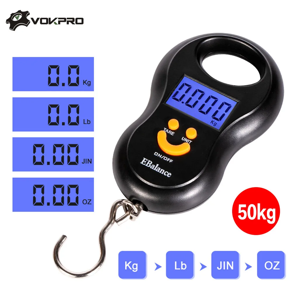 Цифровые мини весы электронные с крючком для рыбалки кухни багажа путешествий 50