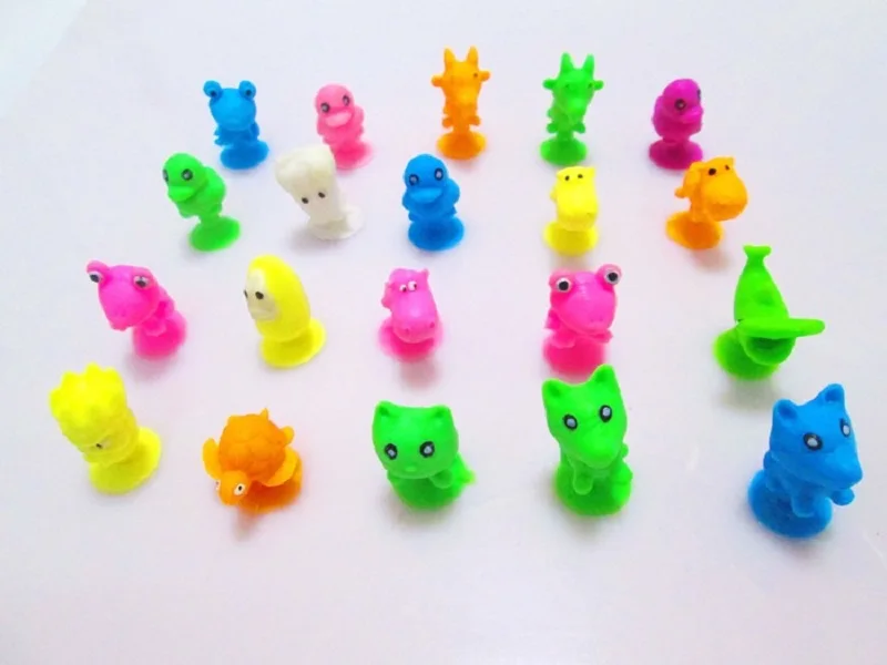 25-100 шт. Экономный мини-фигурка lidl, игрушка на присоске, Stikeez, детские мини-капсулы, игрушки, отправка в случайном порядке, подарки для детей