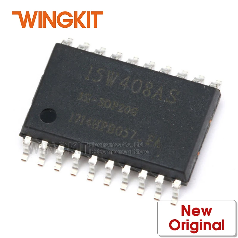 5 шт. STC15W408AS-35I-SOP20 STC15W408AS-35I STC15W408AS 15W408AS лапками углублением SOP-20 8051 однокристальная |