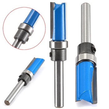 

1/4" Woodworking Milling Cutter Router Bit Alloy Router Blade Carbon Steel Handle Cutter Router For Wood Working