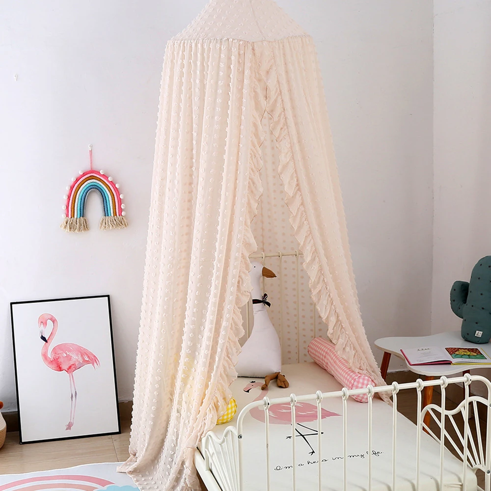 in de rij gaan staan Susteen Gewond raken Gelukkig Fluit Mode Babykamer Klamboe Bed Opknoping Kinderen Tent Baby Bed  Crib Canopy Tule Gordijnen Voor Slaapkamer Spelen huis Tent|Net voor de  wieg| - AliExpress