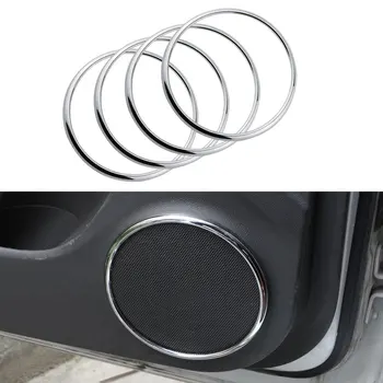 

Color My Life ABS Chrome Car Door Audio Protection Trim Speaker Circle Sticker For Chevrolet Cruze 2009 - 2016 Accessories