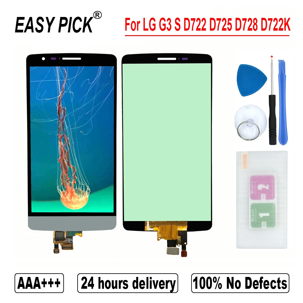 Для LG G3 Mini D722 D725 D728 D722K ЖК дисплей кодирующий преобразователь сенсорного экрана в