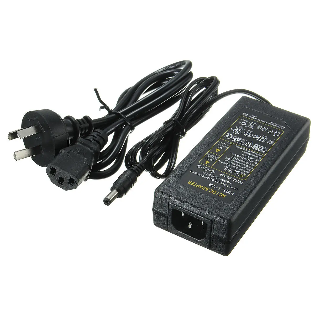 AC 110-240V К DC 12V 8A адаптер питания для светодиодные ленты светильник