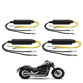 

4PC 12V Motorcycle Turn Signal Light Flashing Adapter Fixing Error Indicator LED Decoder Fog Lamp Resistor Universal Accessories