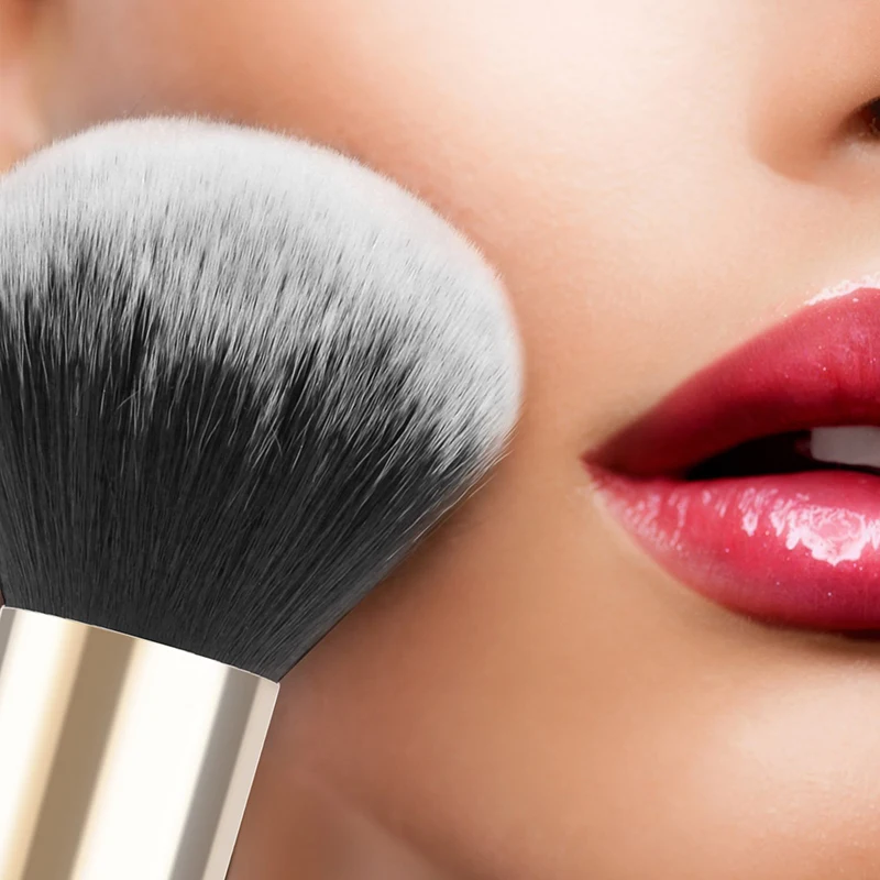 

Big Size Makeup Brushes Beauty Powder Face Blush Brush Professional Large Cosmetics Soft Foundation Make Up Tools Wood Handle