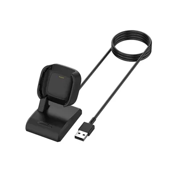 

1m Replacement Desk Charger Dock USB Charging Cables for Fitbit Versa 2 Smartwatch Accessories