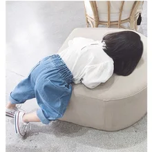 Детская одежда для мужчин и женщин; детские джинсы; сезон весна-осень; Новинка года; детский корейский стиль; западный стиль; редиска; заяц