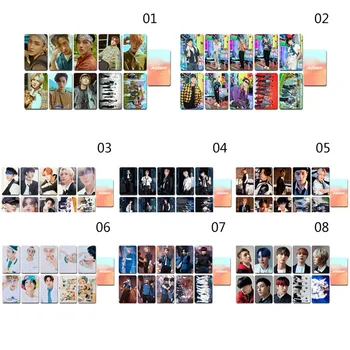 

10Pcs/Set Kpop ATEEZ Photocard HD High quality Double Side Album Lomo Photo Card For Fans Collection