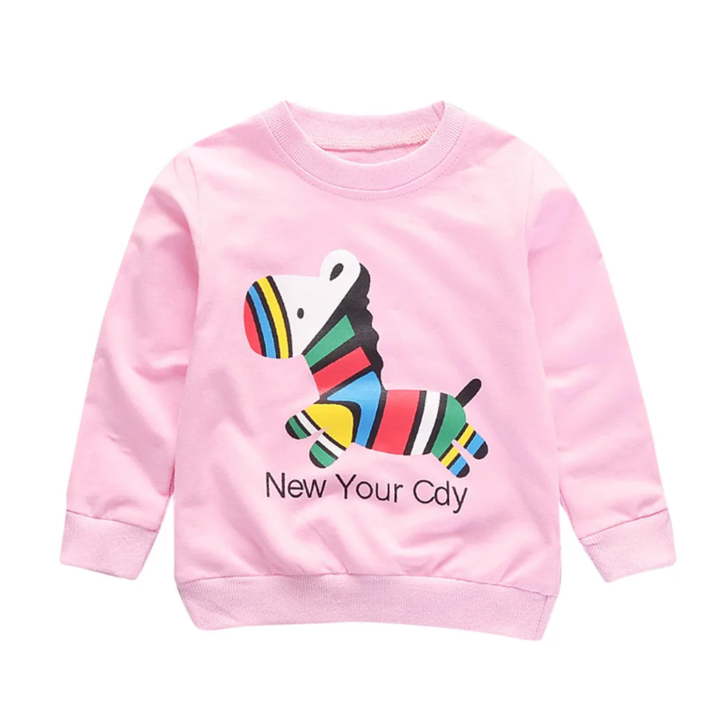 Детский свитер для малышей, одежда для мальчиков и девочек, осенне-зимний свитер с длинными рукавами и надписью, футболка, пуловер, топы
