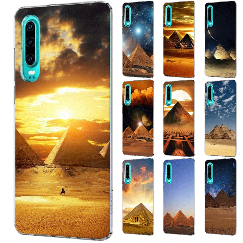 Mobile Phone Case For Huawei Honor 6A 6C 7A 7C Note 10 8X View 20 8 9X Lite Pro Play Hard Cover Pyramid | Мобильные телефоны и