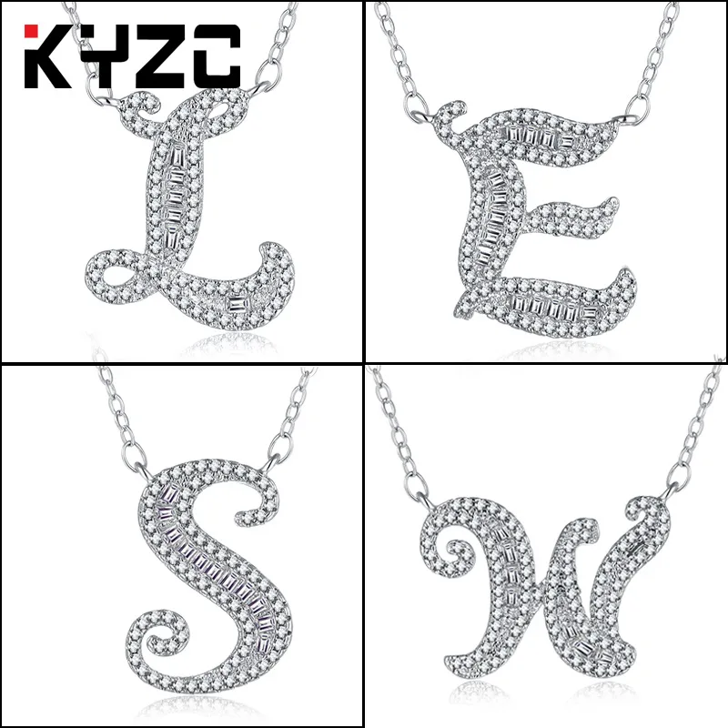 

TV Series for xiang shi pin as T 26 English Lettered Super Shiny Zircon Necklace Versatile Short Women's