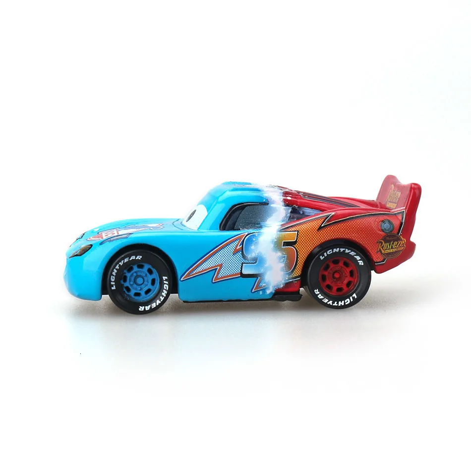 Disney Pixar Cars 2 3 Lightning 40 стиль Mcqueen Mater Jackson Storm Ramirez 1:55 литой автомобиль металлический сплав мальчик детские игрушки подарок