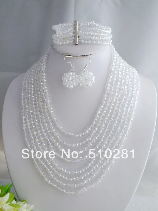 Очаровательная! 4 мм кристалл, белый жемчуг, ожерелье, самое классическое летнее романтическое пляжное ожерелье 18"