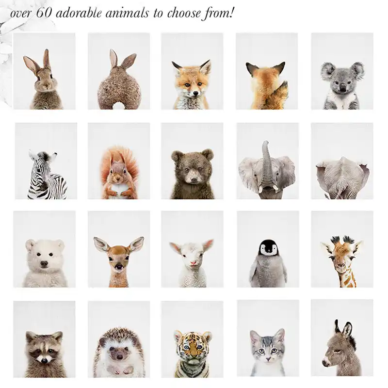 nursery farm animal prints