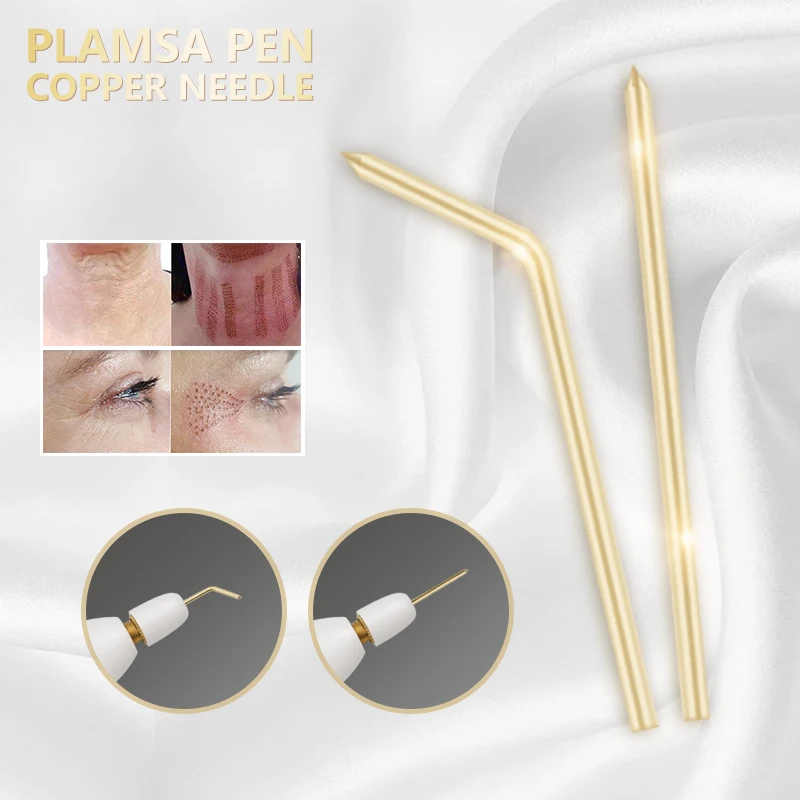 Wholesale Price Fibroblast Original Korea Plamere Plasma Pen Thin Straight Bending Copper Needles for Eyelid Lifting