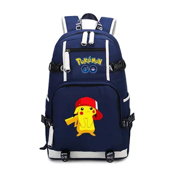 

Pokemon Pikachu Backpack Back to School Bags Teenagers Women Men Large Capacity Backpack Casual Travel Satchel