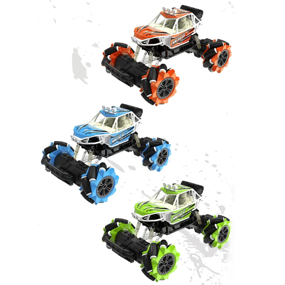 4WD радиоуправляемая Игрушечная машина 1:16 2,4G RC Drift восхождение Беспроводной трюк rc автомобиль с Mecanum колеса Горизонтально дрейф внедорожных легкой музыкой игрушки для детей