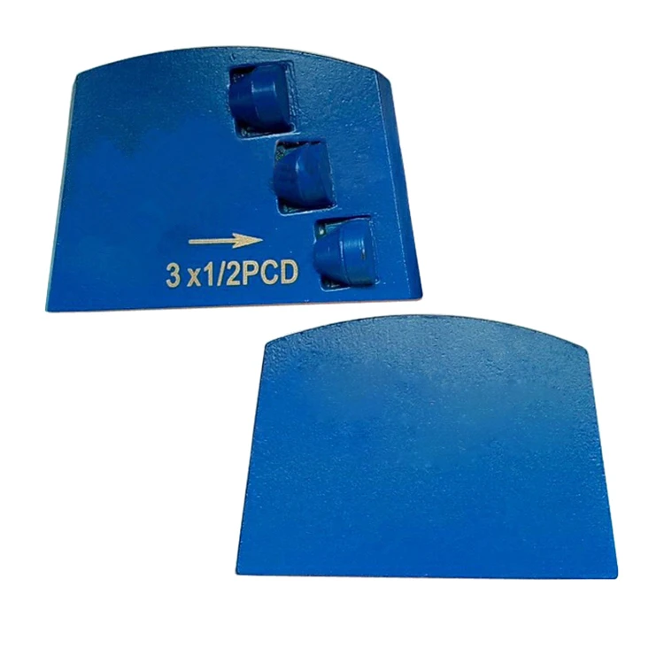 PCD27 Lavina Quick Lock PCD Grinding Shoes Three Half PCD Floor Pads for Epoxy Coating Removing Lavina Grinding Machine 12PCS