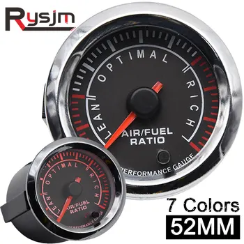 

2" 52mm Air Fuel Ratio Gauge auto 7 Color Racing gauges for car LCD Digital Display Car Meter Multiple Colors Air / Fuel KIT