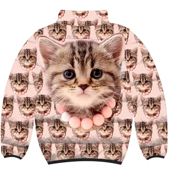 

boys Girls Winter coat Children Jackets Kids warm big brands Jackets New Baby Clothing Outerwear nice 3D animal Print coat