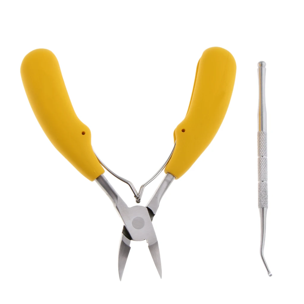 Nail Art Clipper Nipper Cuticle Cutter Ingrown Toenail Lifter Pedicure Kit